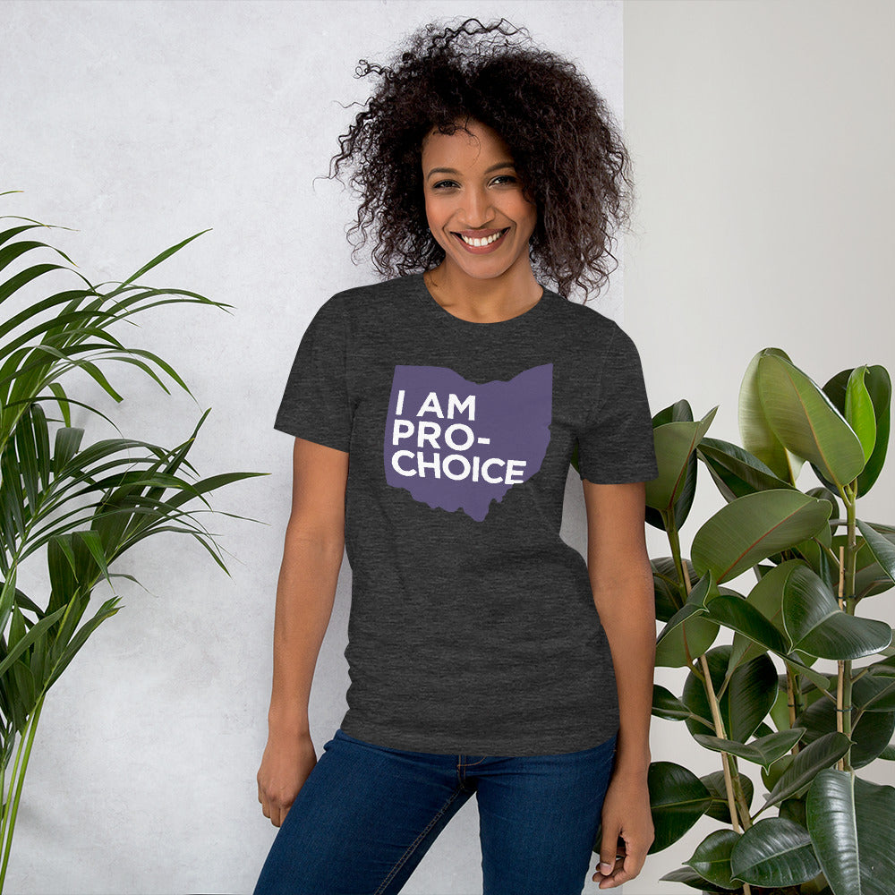 Pro-Choice Ohio unisex t-shirt