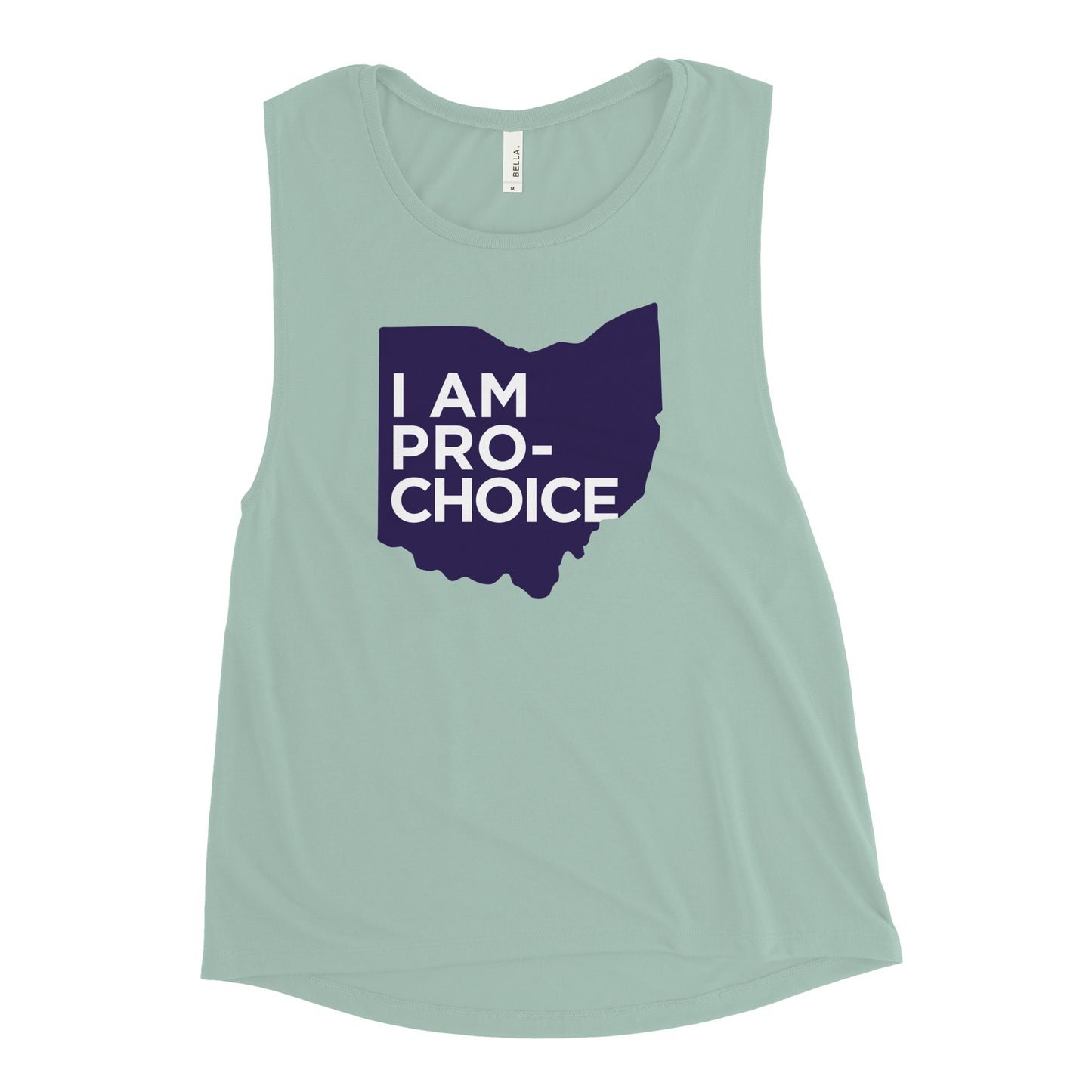 Pro-Choice Ohio Fitted Muscle Tank