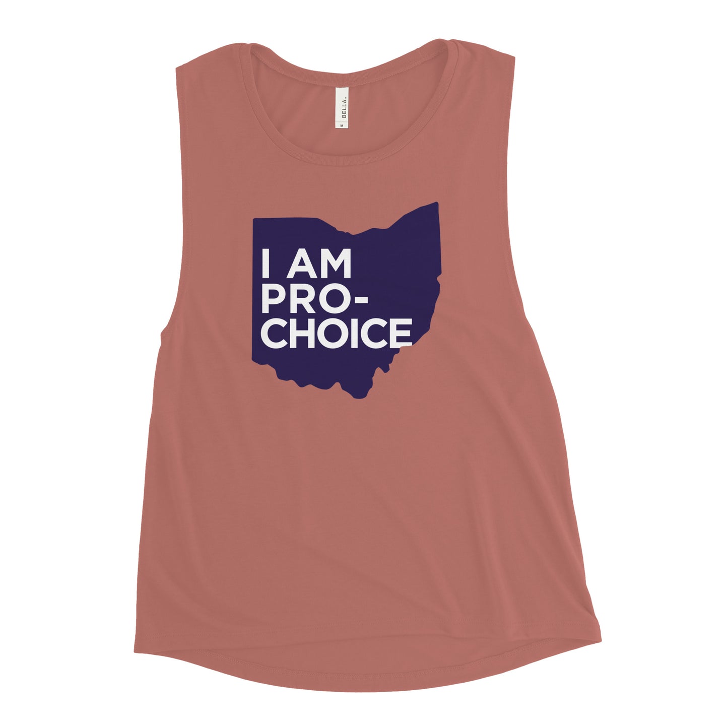 Pro-Choice Ohio Fitted Muscle Tank